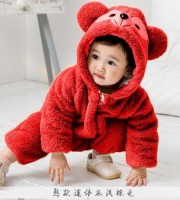 New Baby Bear Rompers (Red)
