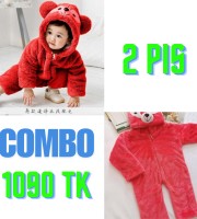 New Baby Bear Rompers - 2 Pis Combo