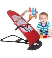 Baby bouncer chair With Toy (Red)