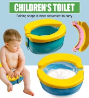 Portable Potty for Kids Travel Foldable Baby Potty Training Seat Outdoor and Indoor Easy to Clean