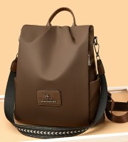 New Design Texture Oxford Cloth Women’s Backpack(Coffee)