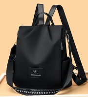 New Design Texture Oxford Cloth Women’s Backpack(Black)