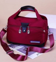 New Design Large Capacity Waterproof Anti-theft Fashion ( maroon color)