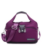 New Design Large Capacity Waterproof Anti-theft Fashion ( purple colour)